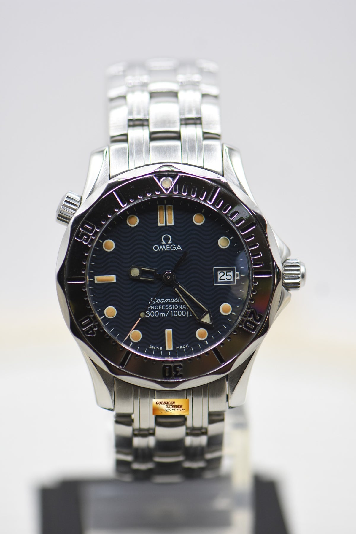 OMEGA SEAMASTER 300m MIDSIZE 36mm STEEL QUARTZ (MINT)