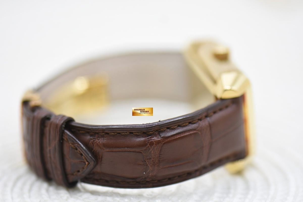 JLC REVERSO GRANDE DATE 8 DAYS POWER RESERVE 18K YELLOW GOLD MANUAL WINDING Q3001420 (MINT)