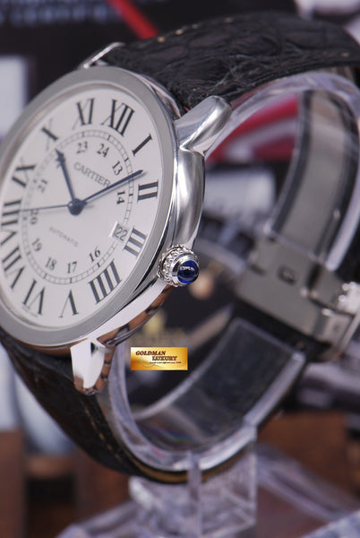 SOLD CARTIER RONDE SOLO XL 42mm AUTOMATIC Goldman Luxury