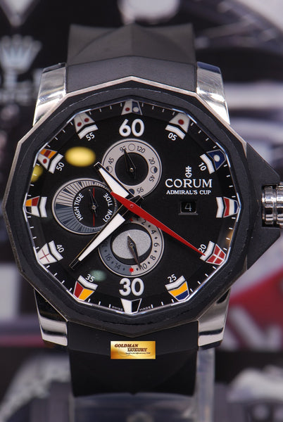 SOLD CORUM ADMIRAL S CUP TIDES 48 TITANIUM AUTOMATIC NEAR MINT Goldman Luxury