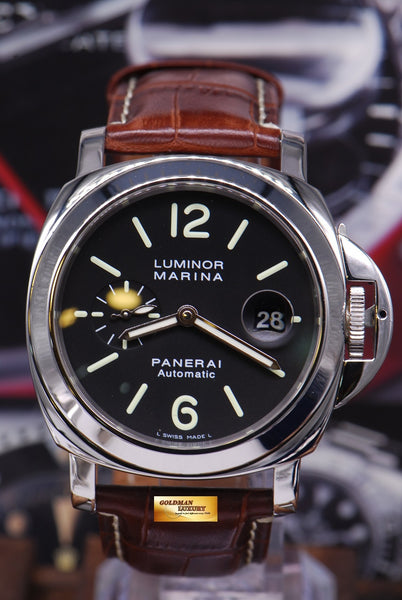 SOLD PANERAI LUMINOR MARINA 44mm AUTOMATIC PAM 104 MINT Goldman Luxury