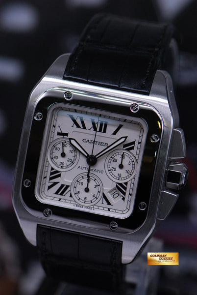 Cartier santos chronograph 100 xl online
