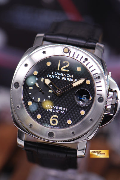 SOLD PANERAI LUMINOR SUBMERSIBLE REGATTA SS 44mm LAUREUS AWARDS