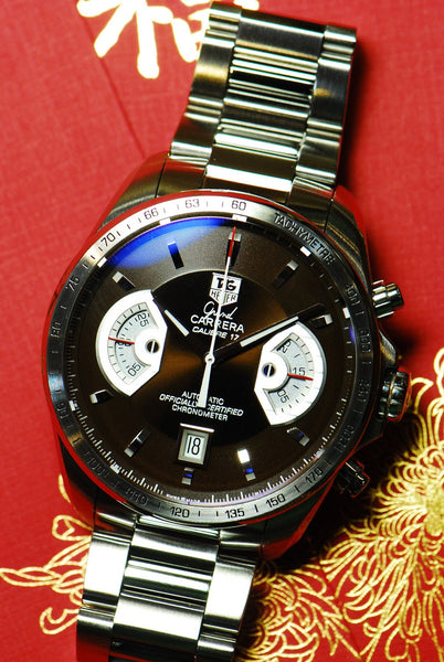 SOLD TAG HEUER GRAND CARRERA CALIBRE 17 CHRONOGRAPH MINT Goldman Luxury