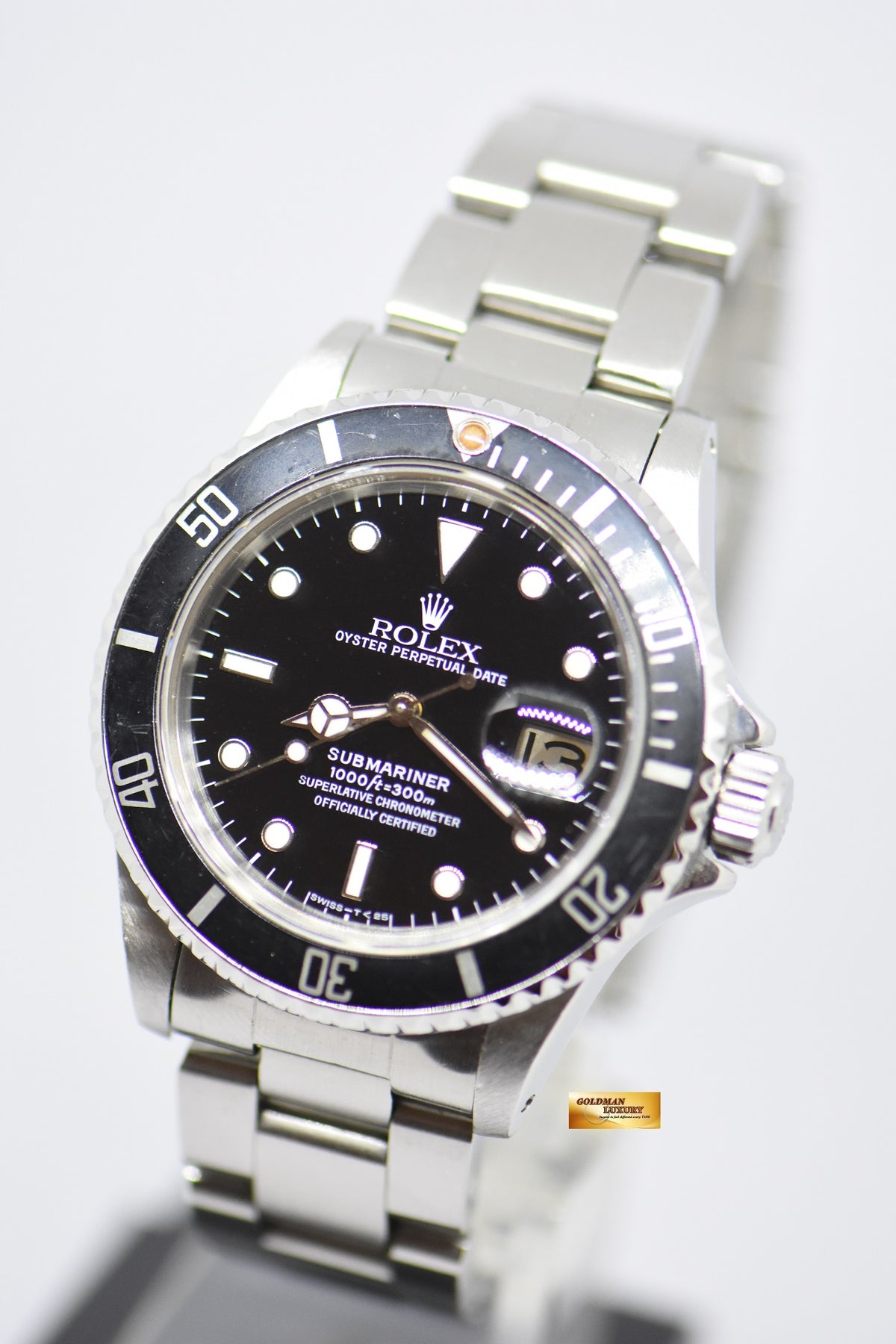 ROLEX OYSTER PERPETUAL SUBMARINER 40mm BLACK 16800 (NEO-VINTAGE)
