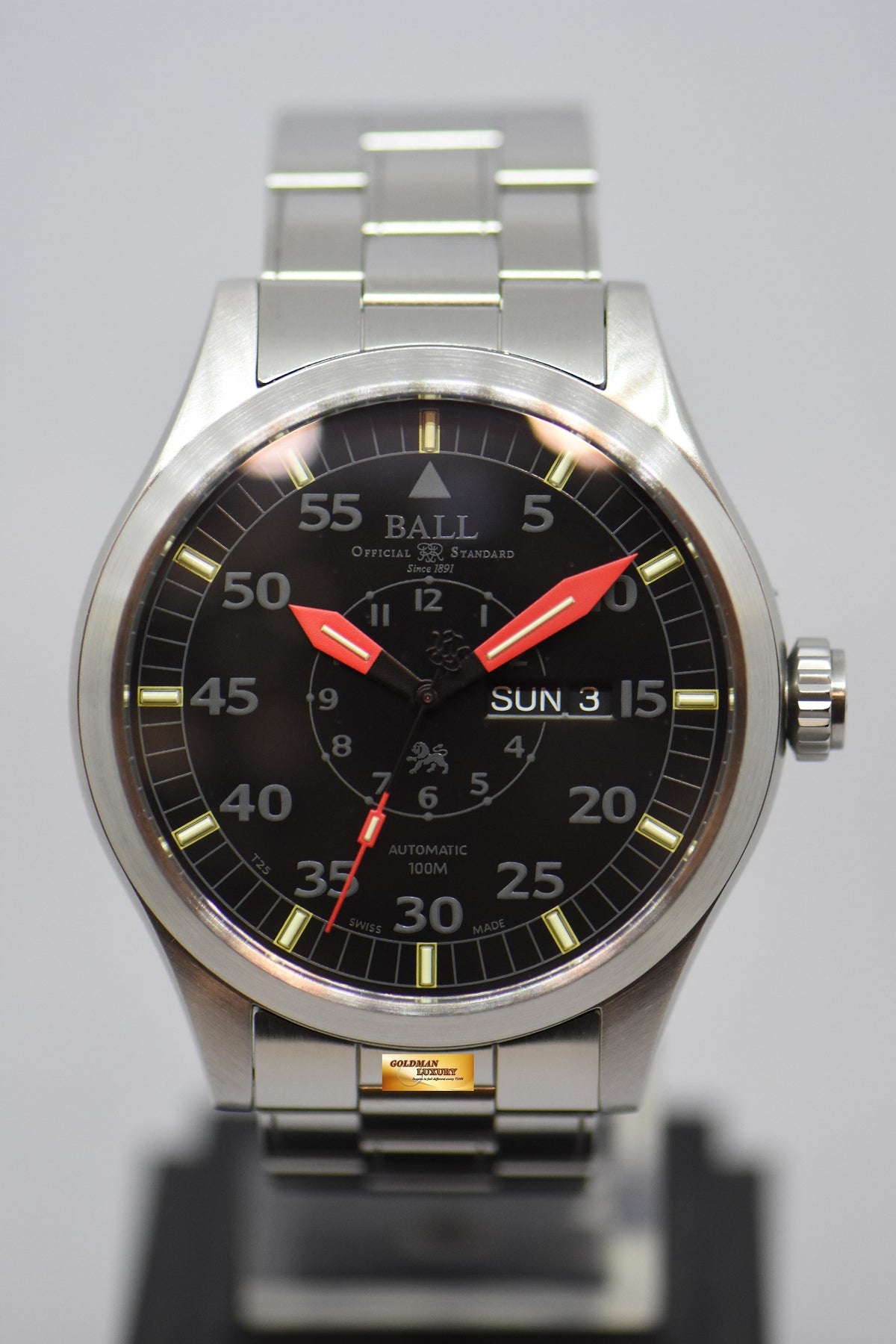 BALL WATCH ENGINEER MASTER II 46mm AVIATOR AUTOMATIC “2PDF COMMAND” LIMITED EDITION OF 250PCS NM1080C (MINT)