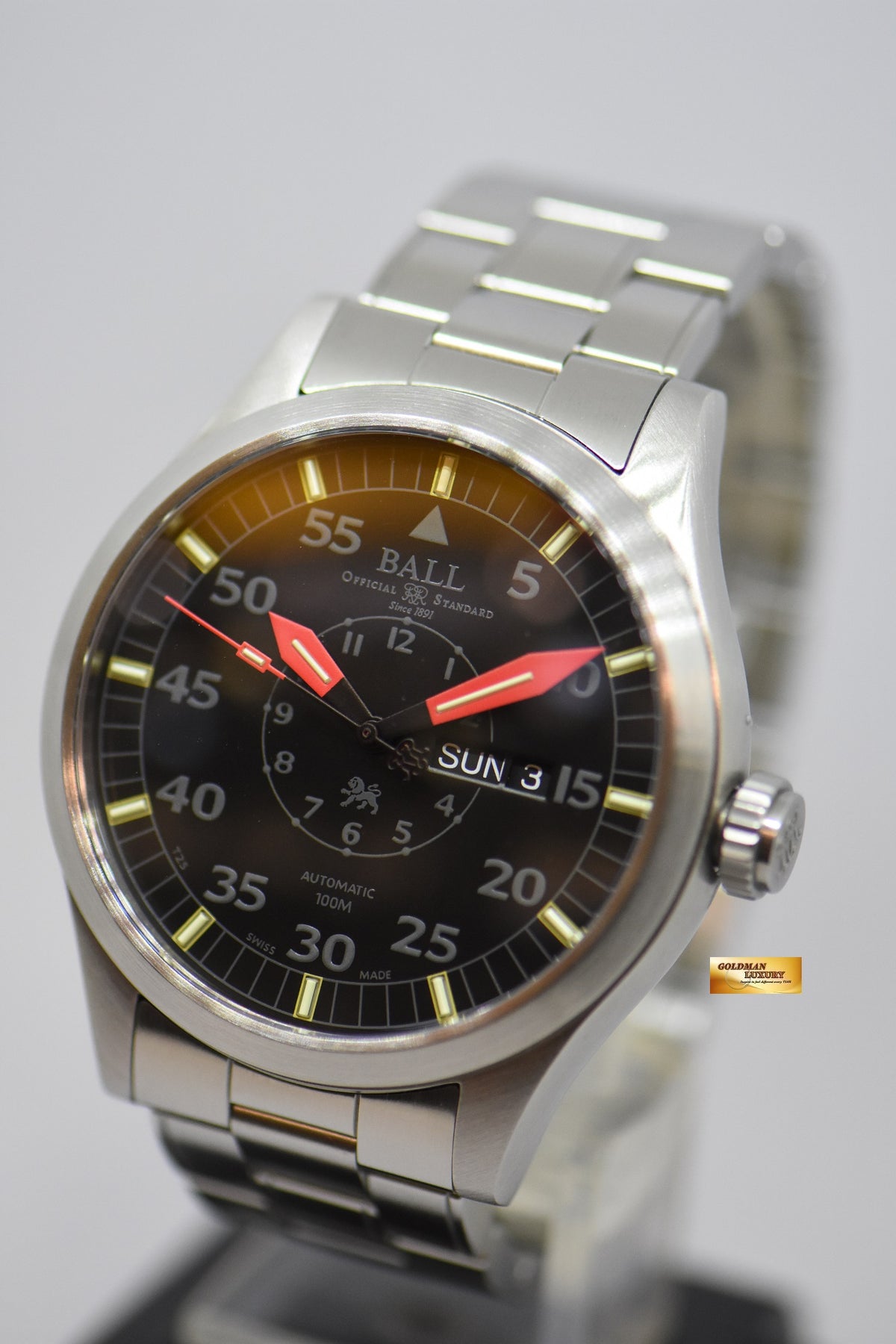 BALL WATCH ENGINEER MASTER II 46mm AVIATOR AUTOMATIC “2PDF COMMAND” LIMITED EDITION OF 250PCS NM1080C (MINT)