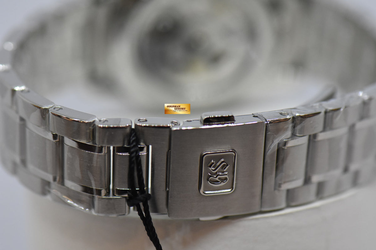 GRAND SEIKO “MT. IWATE” GMT HI-BEAT 36000 40mm STEEL IN BRACELET AUTOMATIC SBGJ201G (NEW-UNWORN)