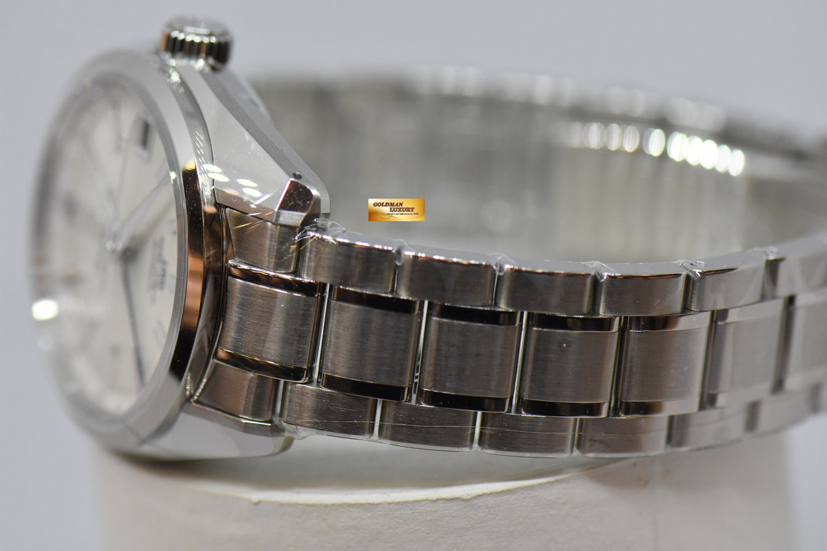 GRAND SEIKO “MT. IWATE” GMT HI-BEAT 36000 40mm STEEL IN BRACELET AUTOMATIC SBGJ201G (NEW-UNWORN)