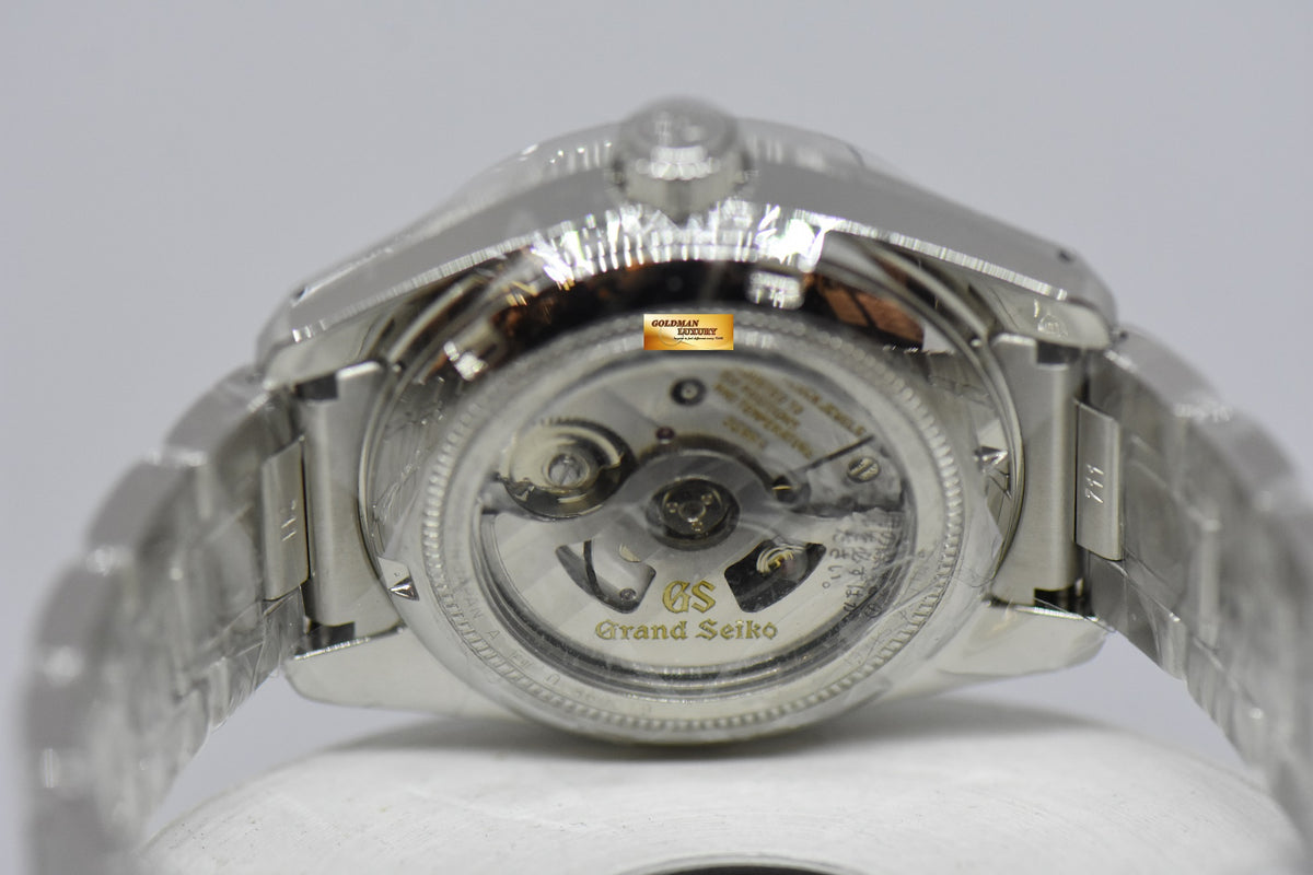GRAND SEIKO “MT. IWATE” GMT HI-BEAT 36000 40mm STEEL IN BRACELET AUTOMATIC SBGJ201G (NEW-UNWORN)