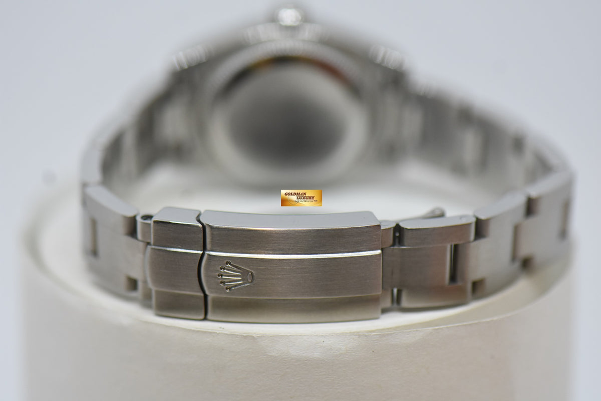 ROLEX OYSTER PERPETUAL 26mm STEEL IN OYSTER BRACELET SILVER 3,6,9 DIAL 176200 (NEAR MINT)