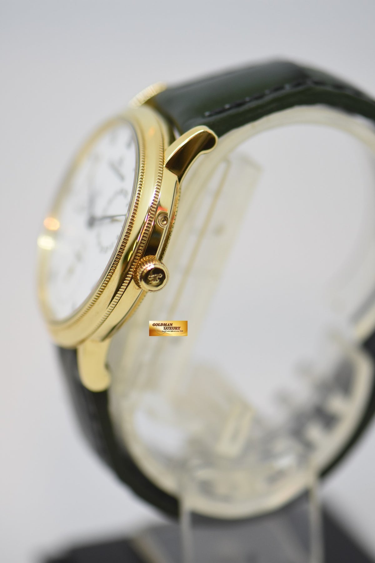 JLC GENTILHOMME RESERVE De MARCHE 35.5mm 18K YELLOW GOLD AUTOMATIC 155.1.93 (MINT) (WATCH ONLY)