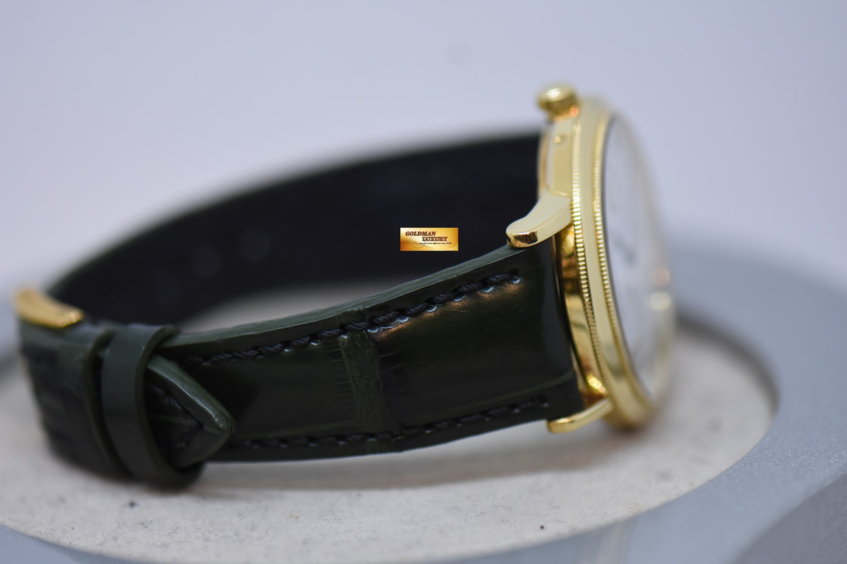 JLC GENTILHOMME RESERVE De MARCHE 35.5mm 18K YELLOW GOLD AUTOMATIC 155.1.93 (MINT) (WATCH ONLY)