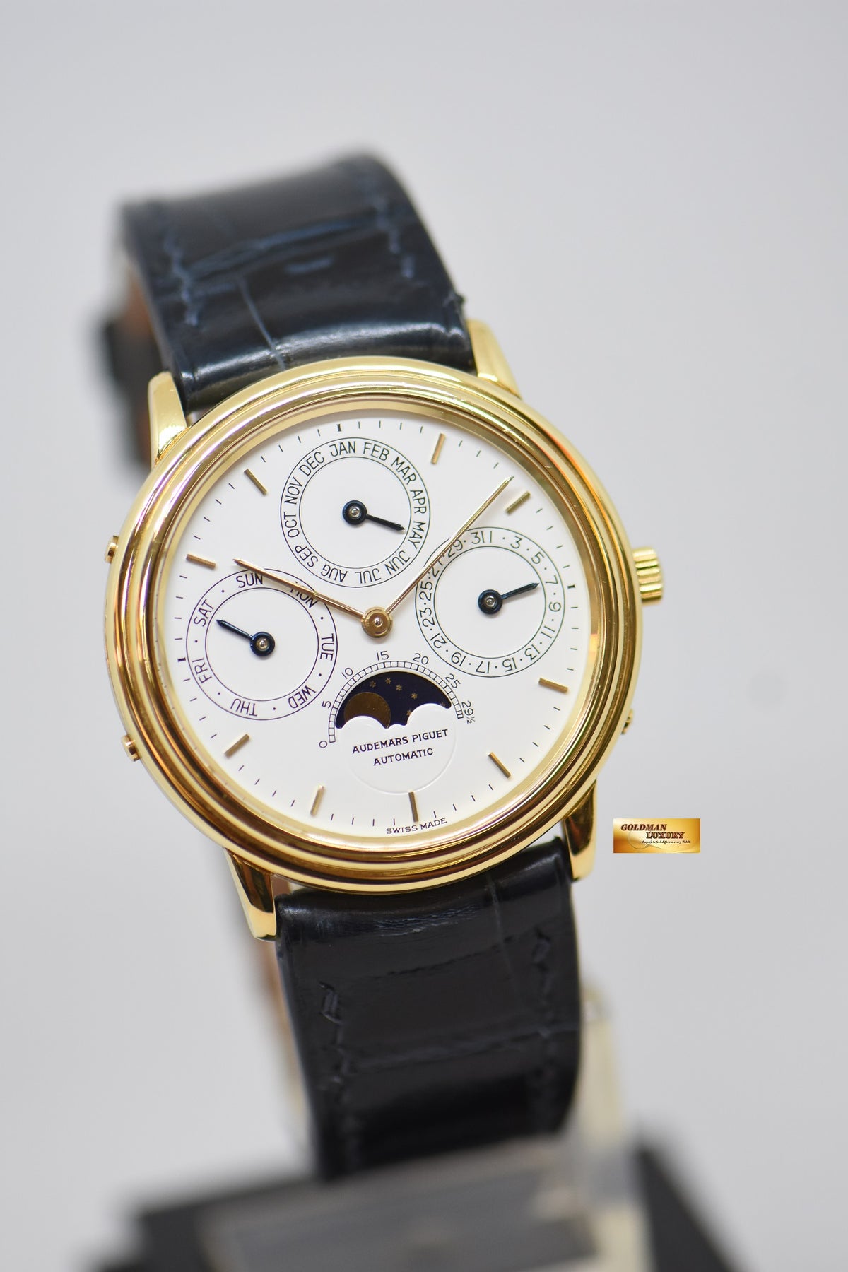 AUDEMARS PIGUET QUANTIEME PERPETUAL MOONPHASE 36mm YELLOW GOLD AUTOMATIC 25548BA (MINT) (WATCH ONLY)