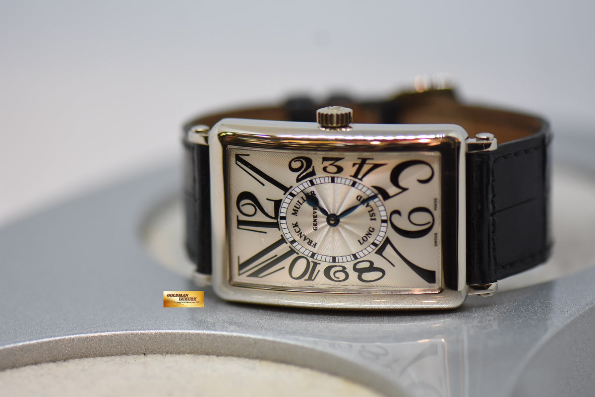 FRANCK MULLER LONG ISLAND 18K WHITE GOLD AUTOMATIC 1000H SC (MINT)