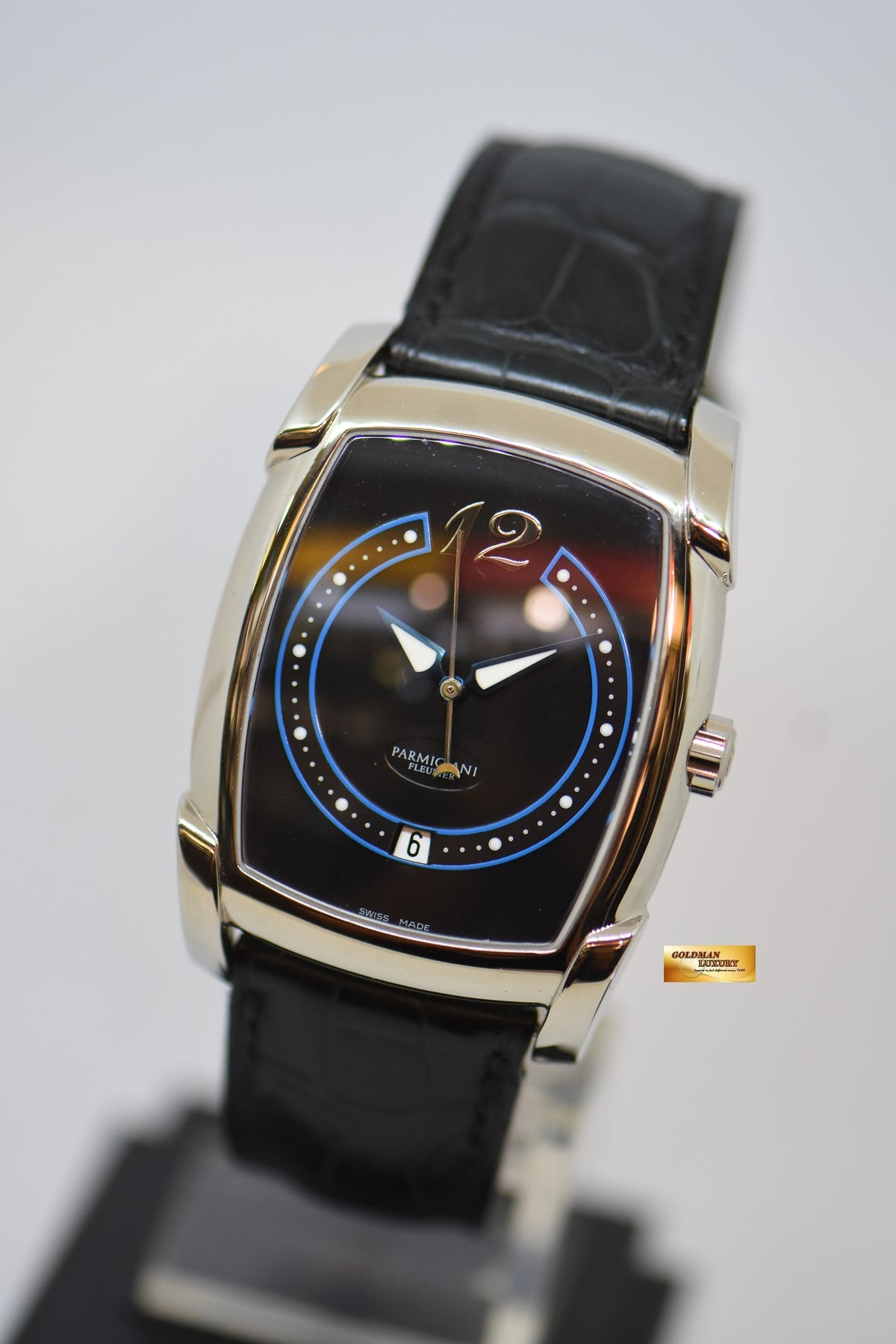 PARMIGIANI FLEURIER KALPA XL 18K WHITE GOLD AUTOMATIC BLACK (MINT)