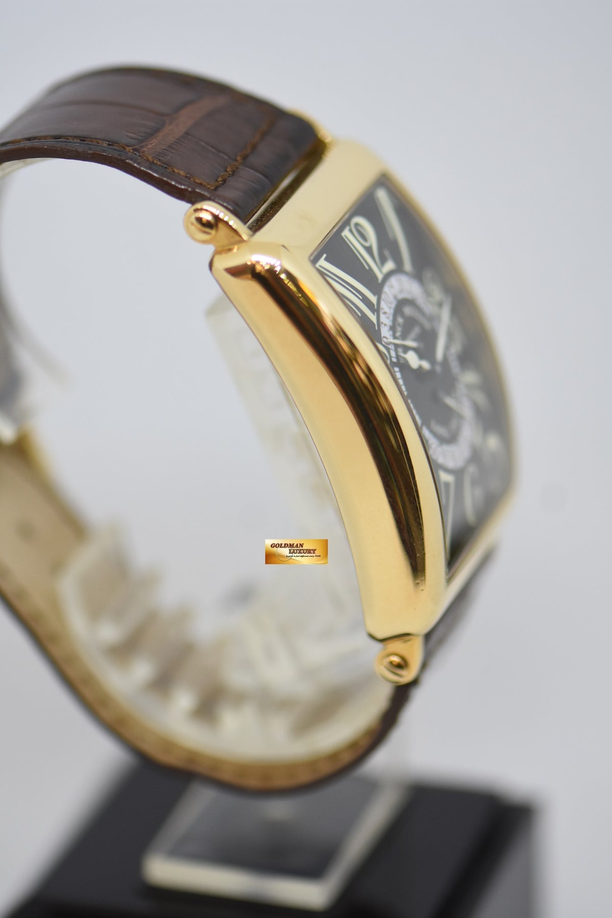 FRANCK MULLER LONG ISLAND BiRETRO-SECONDS 18K YELLOW GOLD MEN’S AUTOMATIC 1100 DS R (MINT)