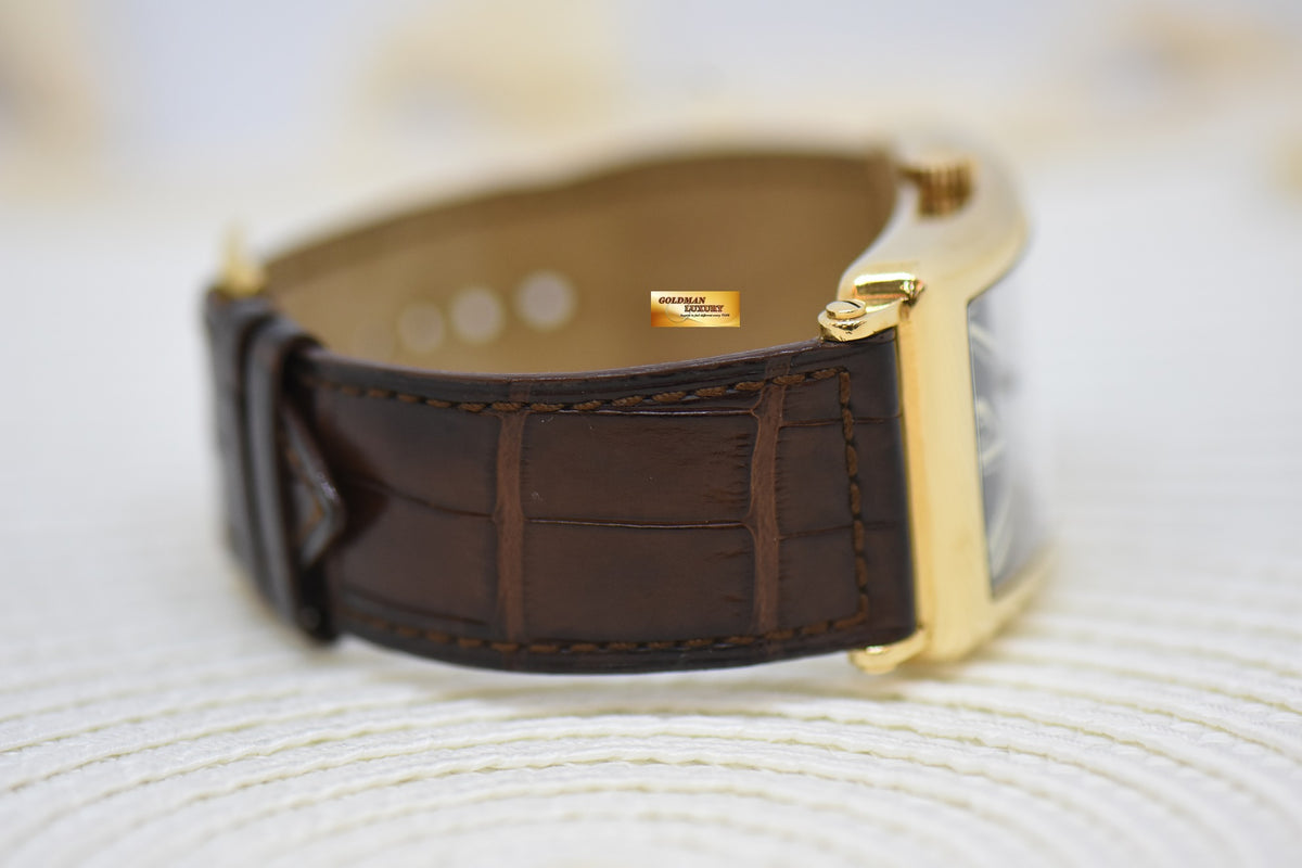 FRANCK MULLER LONG ISLAND BiRETRO-SECONDS 18K YELLOW GOLD MEN’S AUTOMATIC 1100 DS R (MINT)