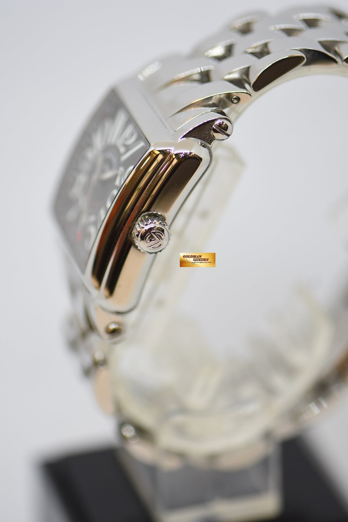 FRANCK MULLER CONQUISTADOR CORTEZ LADIES BLACK AUTOMATIC 10000L SC (MINT)