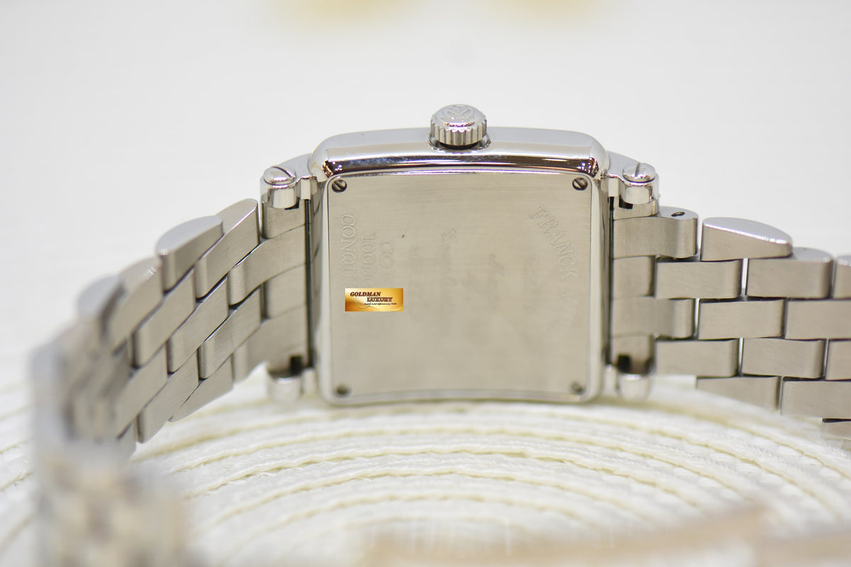 FRANCK MULLER CONQUISTADOR CORTEZ LADIES BLACK AUTOMATIC 10000L SC (MINT)