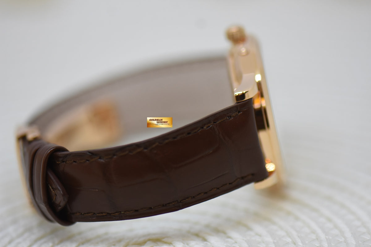 JAEGER-LeCOULTRE MASTER CONTROL RESERVE De MARCHE 37mm ROSE GOLD AUTOMATIC Q1482401 (See-thru Caseback) (MINT)