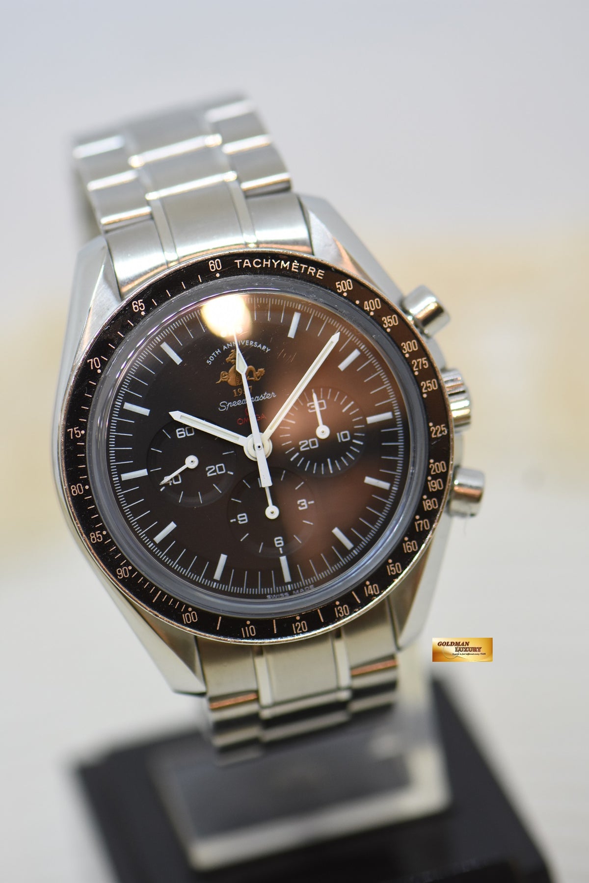 OMEGA SPEEDMASTER MOONWATCH 50TH ANNIVERSARY “1957” LIMITED EDITION MANUAL WINDING (MINT)