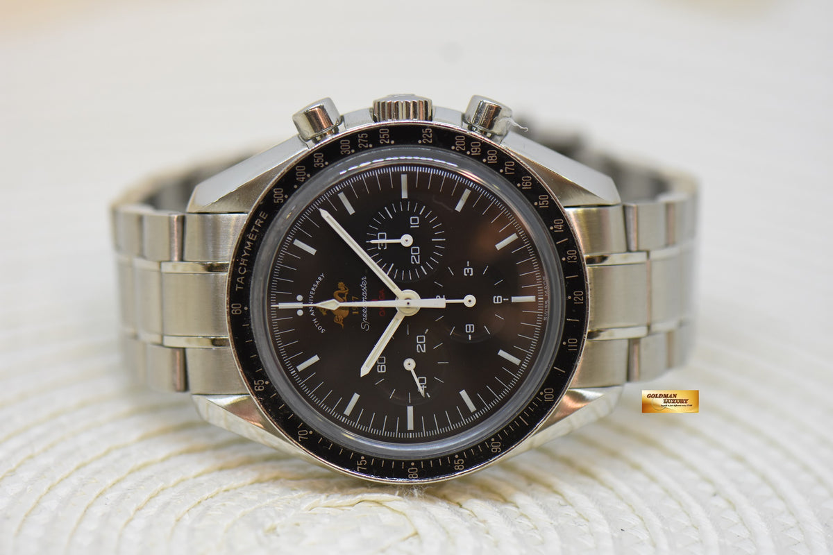 OMEGA SPEEDMASTER MOONWATCH 50TH ANNIVERSARY “1957” LIMITED EDITION MANUAL WINDING (MINT)
