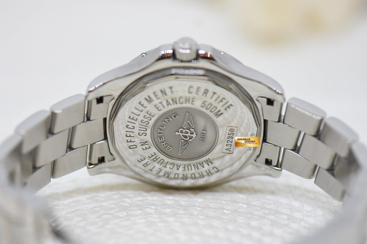 BREITLING COLT GMT DATE 40mm STEEL IN BRACELET AUTOMATIC A32350 (MINT)
