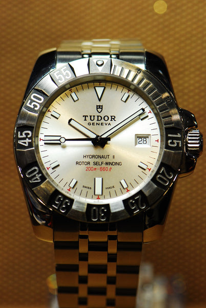 SOLD TUDOR HYDRONAUT II SS AUTOMATIC MINT Goldman Luxury