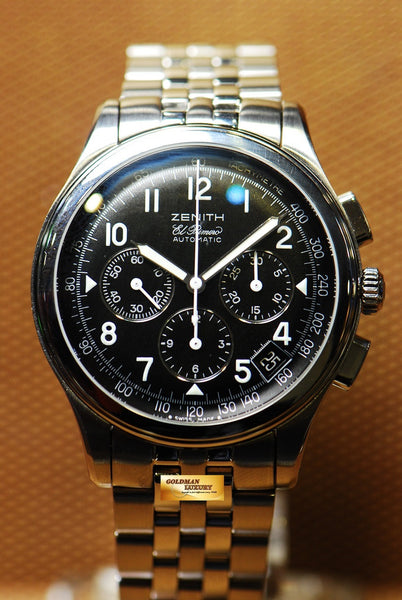 SOLD ZENITH EL PRIMERO CHRONOMASTER CHRONOGRAPH AUTOMATIC Goldman Luxury