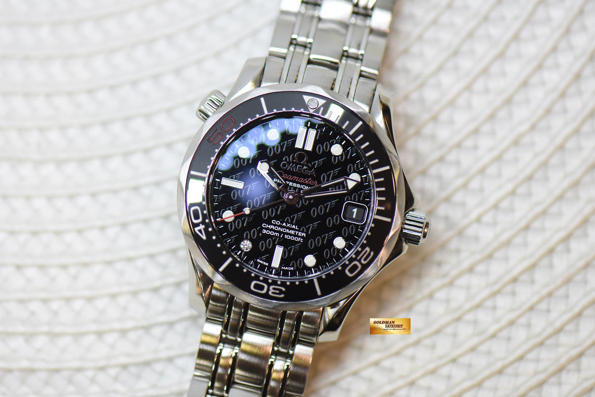 [SOLD] OMEGA SEAMASTER JAMES BOND 50TH ANNIVERSARY 36.25mm STEEL IN BRACELET AUTOMATIC 212.30.36.20.51.001 (MINT)