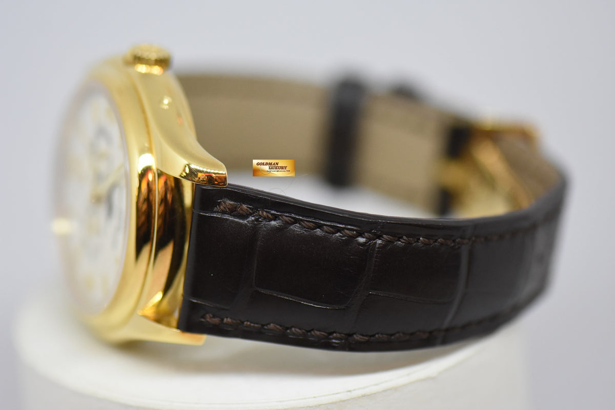 [SOLD] PATEK PHILIPPE COMPLICATIONS ANNUAL CALENDAR MOON-PHASE w/ POWER RESERVE 18K YELLOW GOLD AUTOMATIC 5146J (MINT)