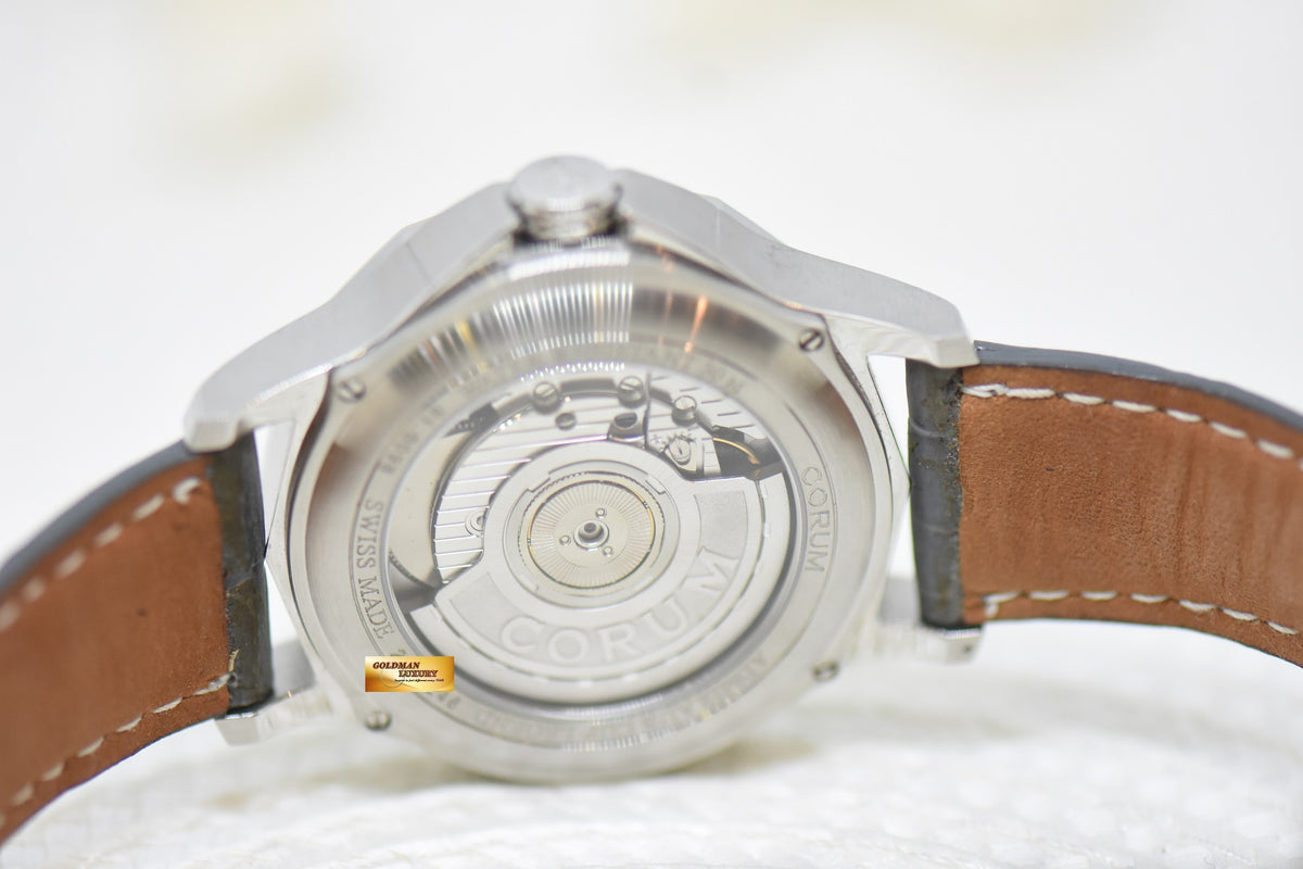 [SOLD] CORUM ADMIRAL CUP LEGEND 38 MYSTERY MOON MOP DIAMOND DIAL AUTOMATIC 01.0098 (MINT)