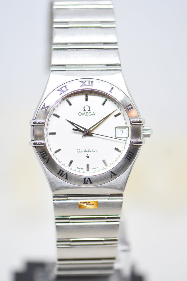 [SOLD] OMEGA CONSTELLATION 35mm STEEL BRACELET SILVER DIAL QUARTZ (NEAR MINT)