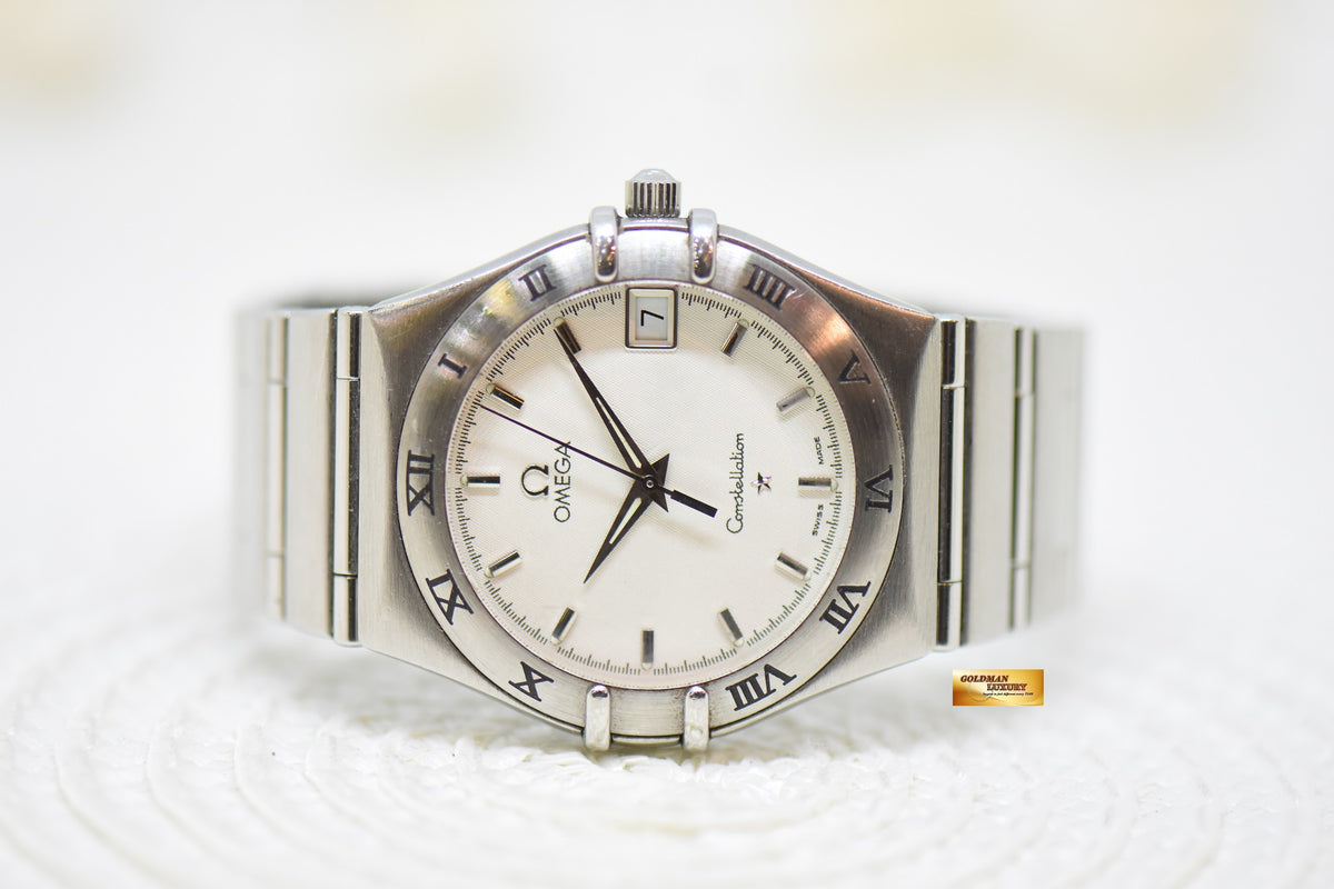 [SOLD] OMEGA CONSTELLATION 35mm STEEL BRACELET SILVER DIAL QUARTZ (NEAR MINT)