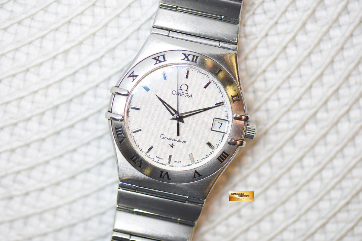 [SOLD] OMEGA CONSTELLATION 35mm STEEL BRACELET SILVER DIAL QUARTZ (NEAR MINT)