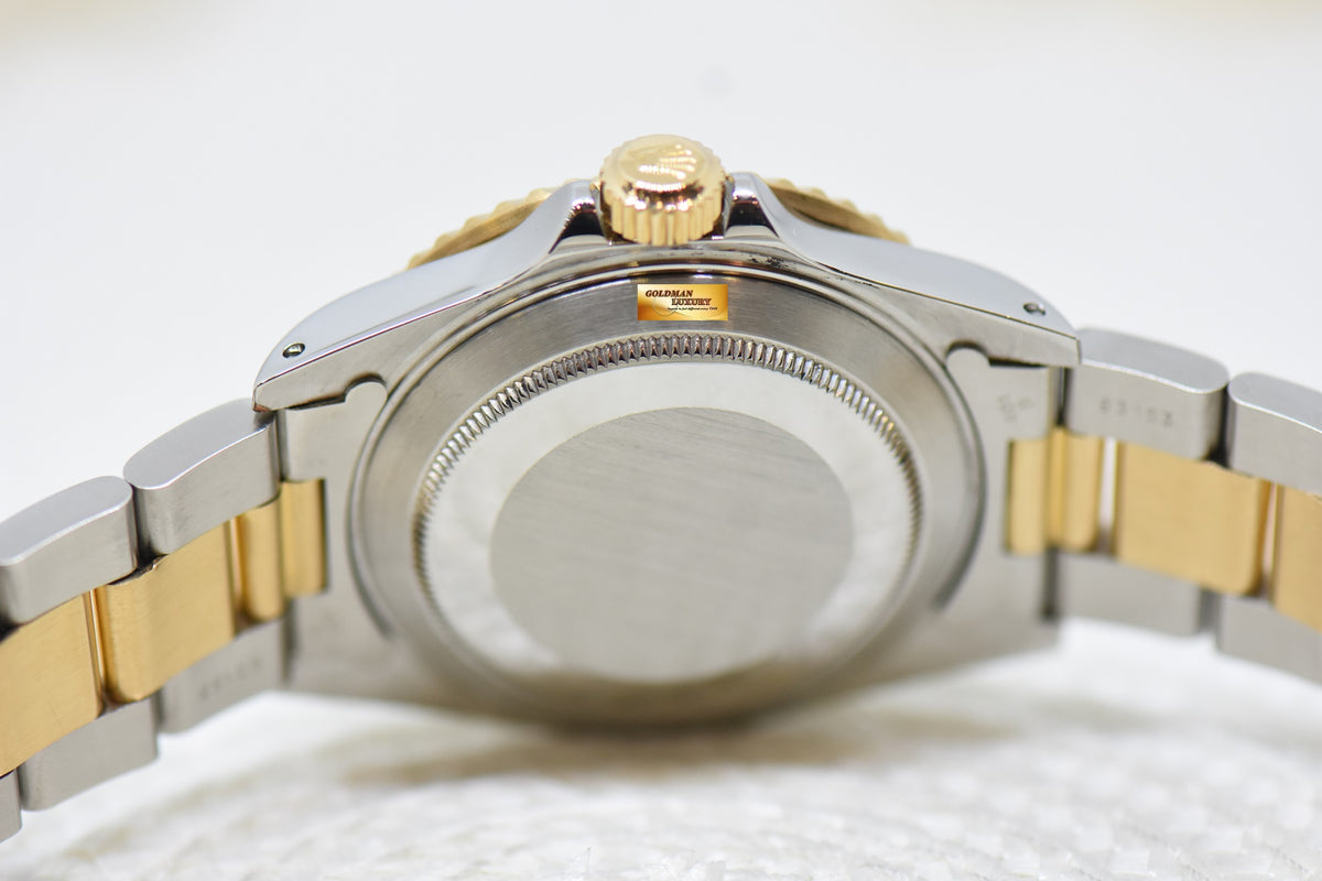 [SOLD] ROLEX OYSTER SUBMARINER 40mm GOLD / STEEL BLUESY TRITIUM DIAL 16613LB (MINT)