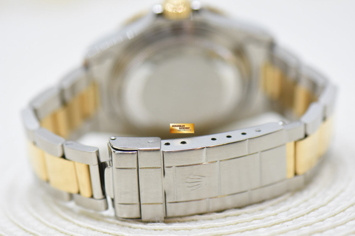 [SOLD] ROLEX OYSTER SUBMARINER 40mm GOLD / STEEL BLUESY TRITIUM DIAL 16613LB (MINT)