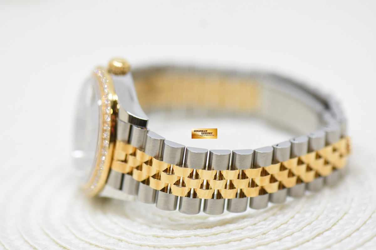 [SOLD] ROLEX OYSTER DATEJUST 31mm GREEN DIAL “VI” ORIGINAL DIAMOND BEZEL HALF GOLD IN JUBILEE BRACELET 278383RBR (BRAND NEW - UNWORN)