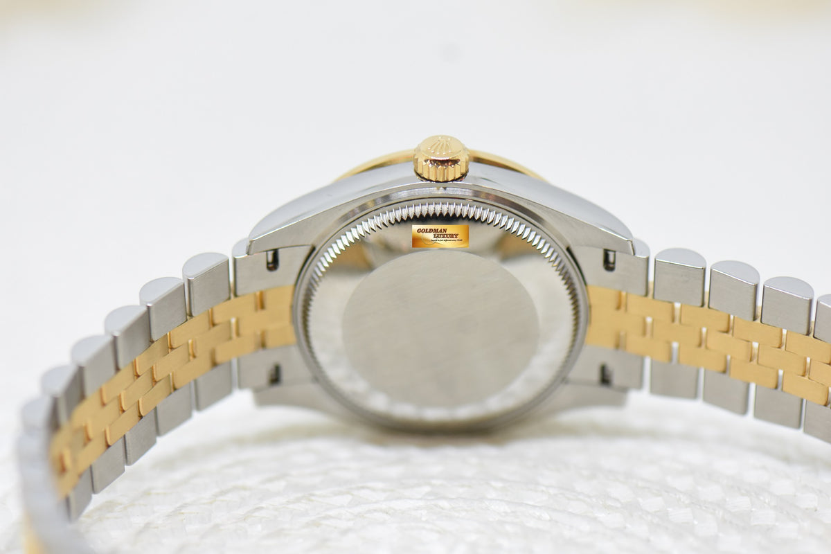 [SOLD] ROLEX OYSTER DATEJUST 31mm GREEN DIAL “VI” ORIGINAL DIAMOND BEZEL HALF GOLD IN JUBILEE BRACELET 278383RBR (BRAND NEW - UNWORN)