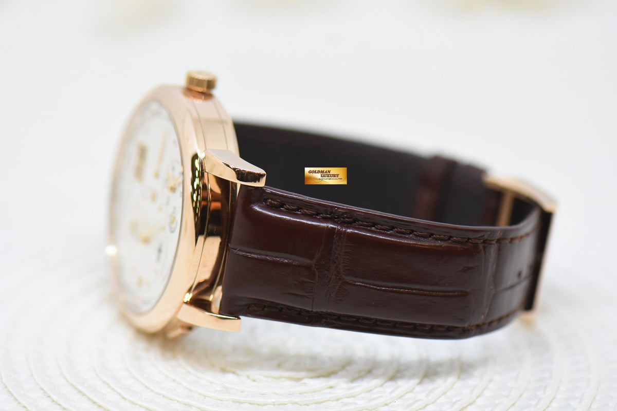 [SOLD] A.LANGE & SOHNE LANGE 1 TIMEZONE 41.9mm PINK GOLD OUTSIZED DATE DAY/NIGHT MANUAL 116.032 (MINT)