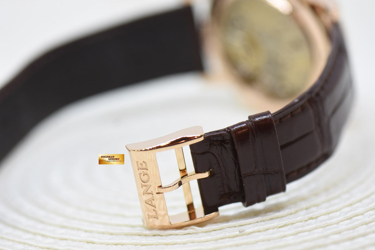 [SOLD] A.LANGE & SOHNE LANGE 1 TIMEZONE 41.9mm PINK GOLD OUTSIZED DATE DAY/NIGHT MANUAL 116.032 (MINT)