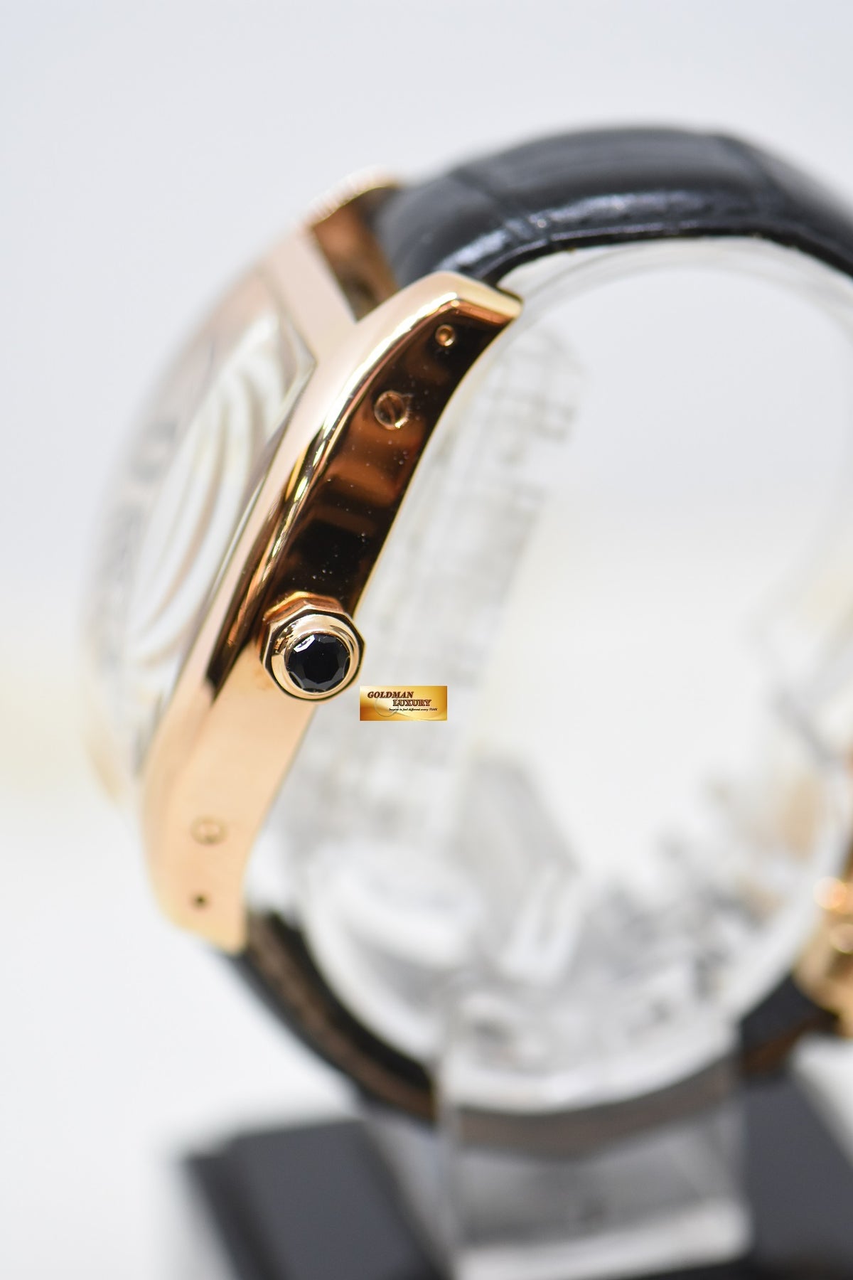 [SOLD] CARTIER PARIS CPCP TORTUE XL MEN’S 18K ROSE GOLD MANUAL WINDING 2763 (MINT)
