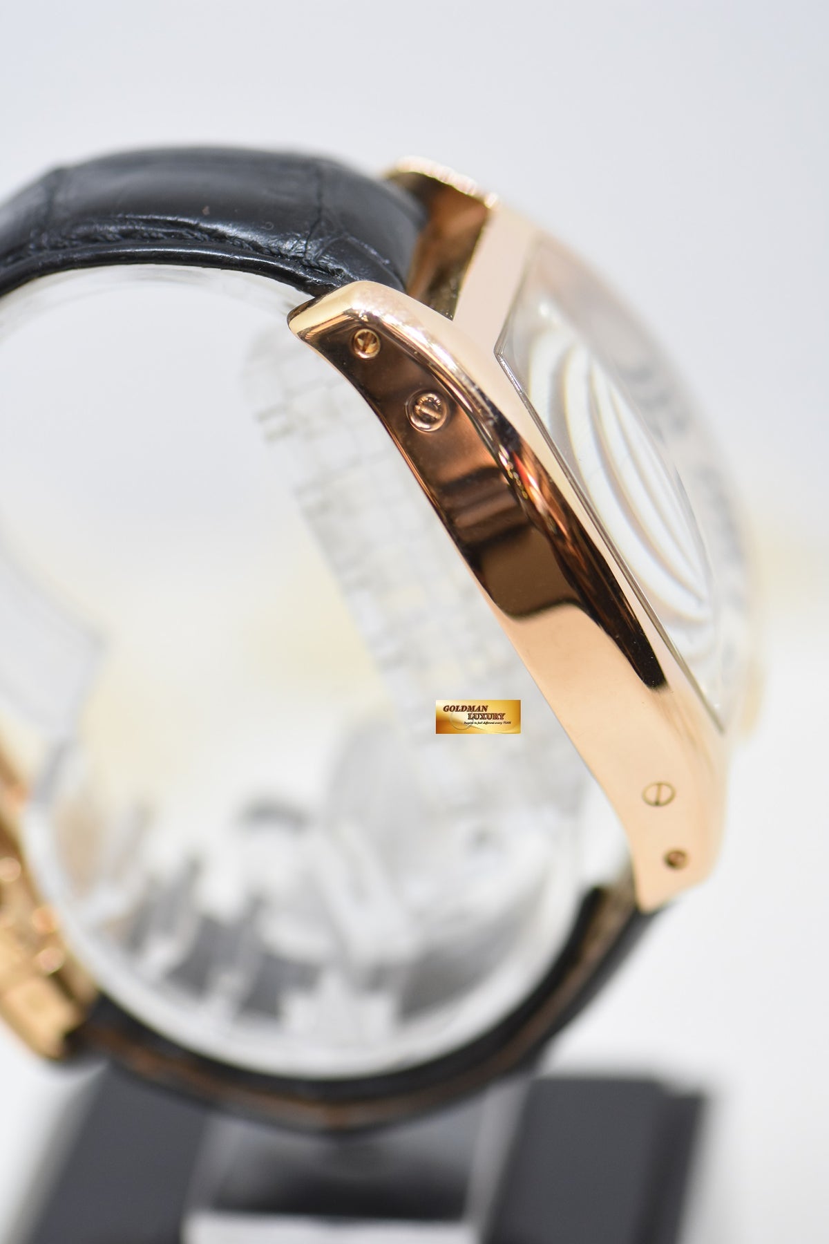 [SOLD] CARTIER PARIS CPCP TORTUE XL MEN’S 18K ROSE GOLD MANUAL WINDING 2763 (MINT)