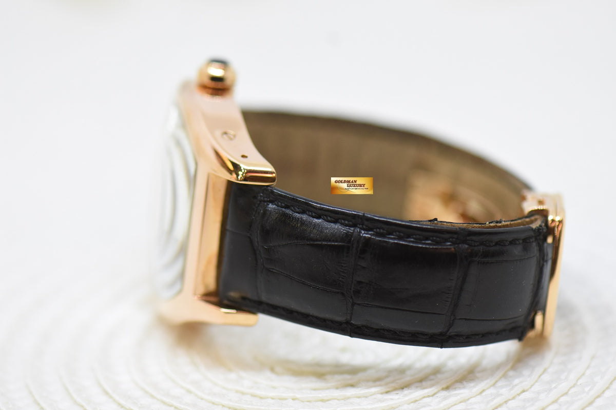 [SOLD] CARTIER PARIS CPCP TORTUE XL MEN’S 18K ROSE GOLD MANUAL WINDING 2763 (MINT)