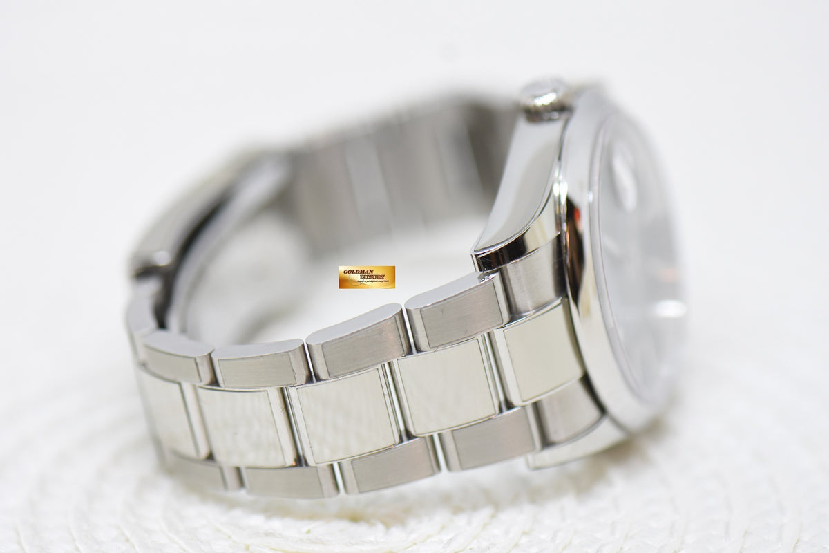[SOLD] ROLEX OYSTER DATEJUST 36mm STEEL IN OYSTER BRACELET GREEN PALM DIAL 126200 (LNIB)