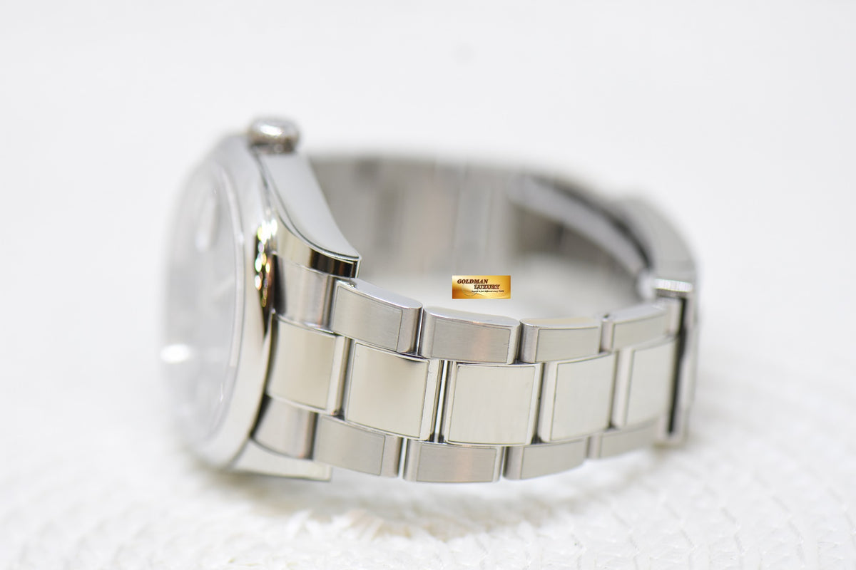 [SOLD] ROLEX OYSTER DATEJUST 36mm STEEL IN OYSTER BRACELET GREEN PALM DIAL 126200 (LNIB)