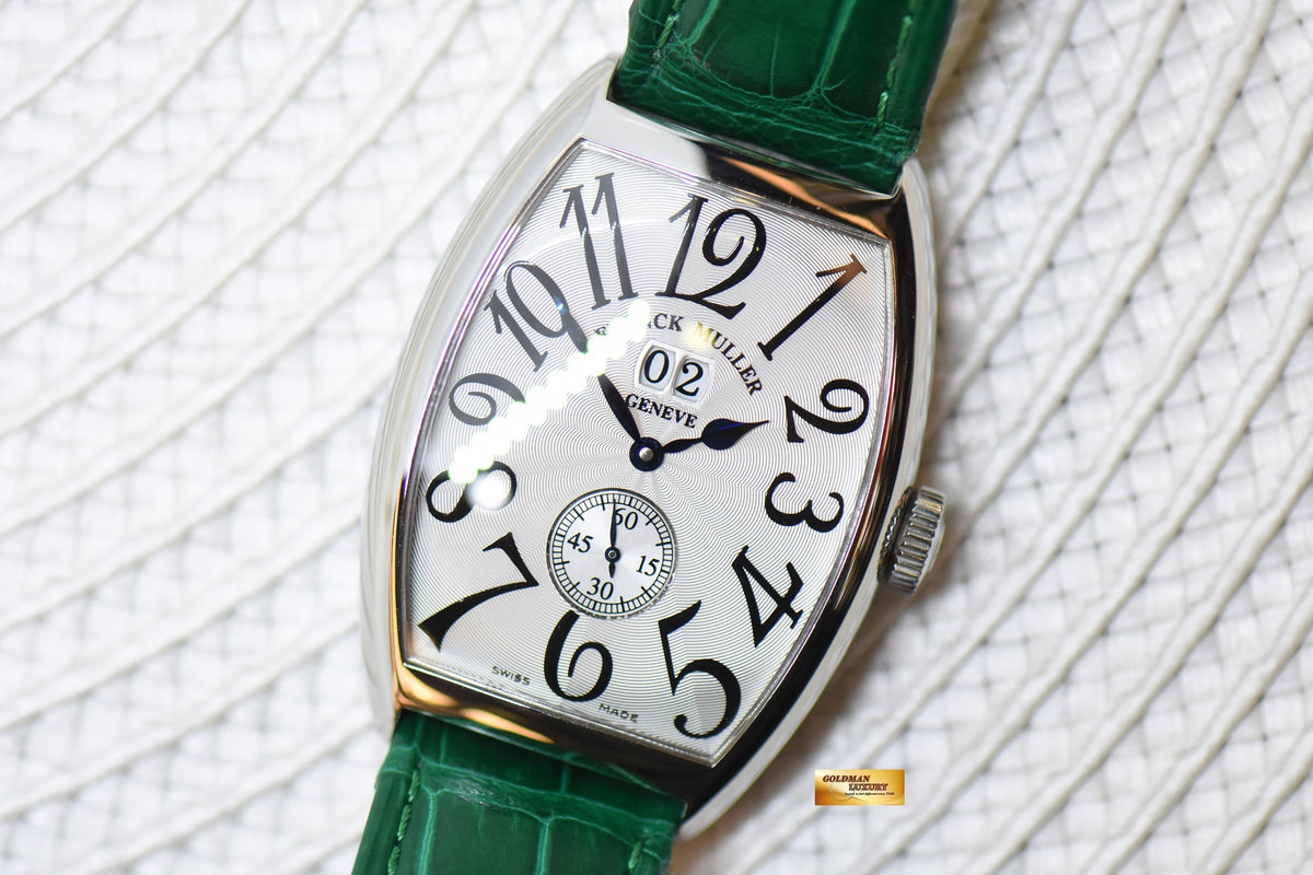 [SOLD] FRANCK MULLER CINTREE CURVEX STEEL BIG DATE SUB-SEC DIAL AUTOMATIC 6850 S6 GG (MINT)