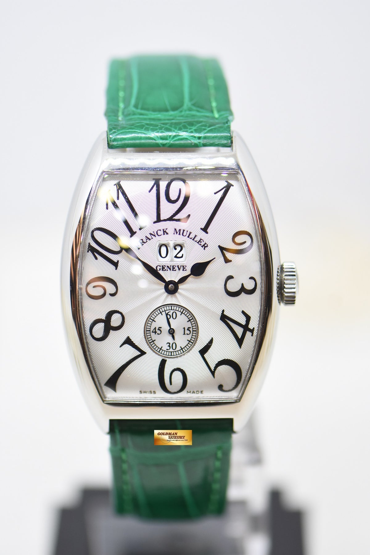 [SOLD] FRANCK MULLER CINTREE CURVEX STEEL BIG DATE SUB-SEC DIAL AUTOMATIC 6850 S6 GG (MINT)