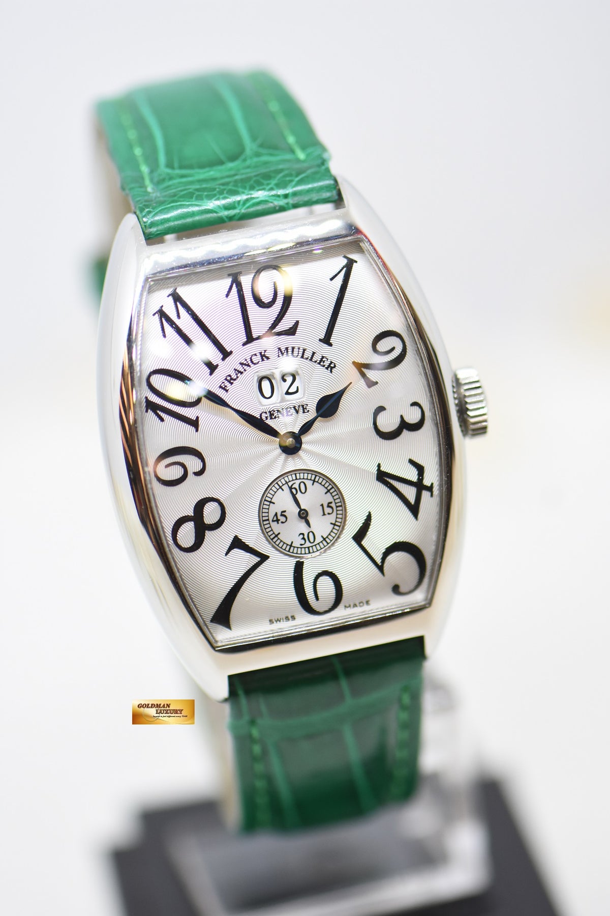 [SOLD] FRANCK MULLER CINTREE CURVEX STEEL BIG DATE SUB-SEC DIAL AUTOMATIC 6850 S6 GG (MINT)